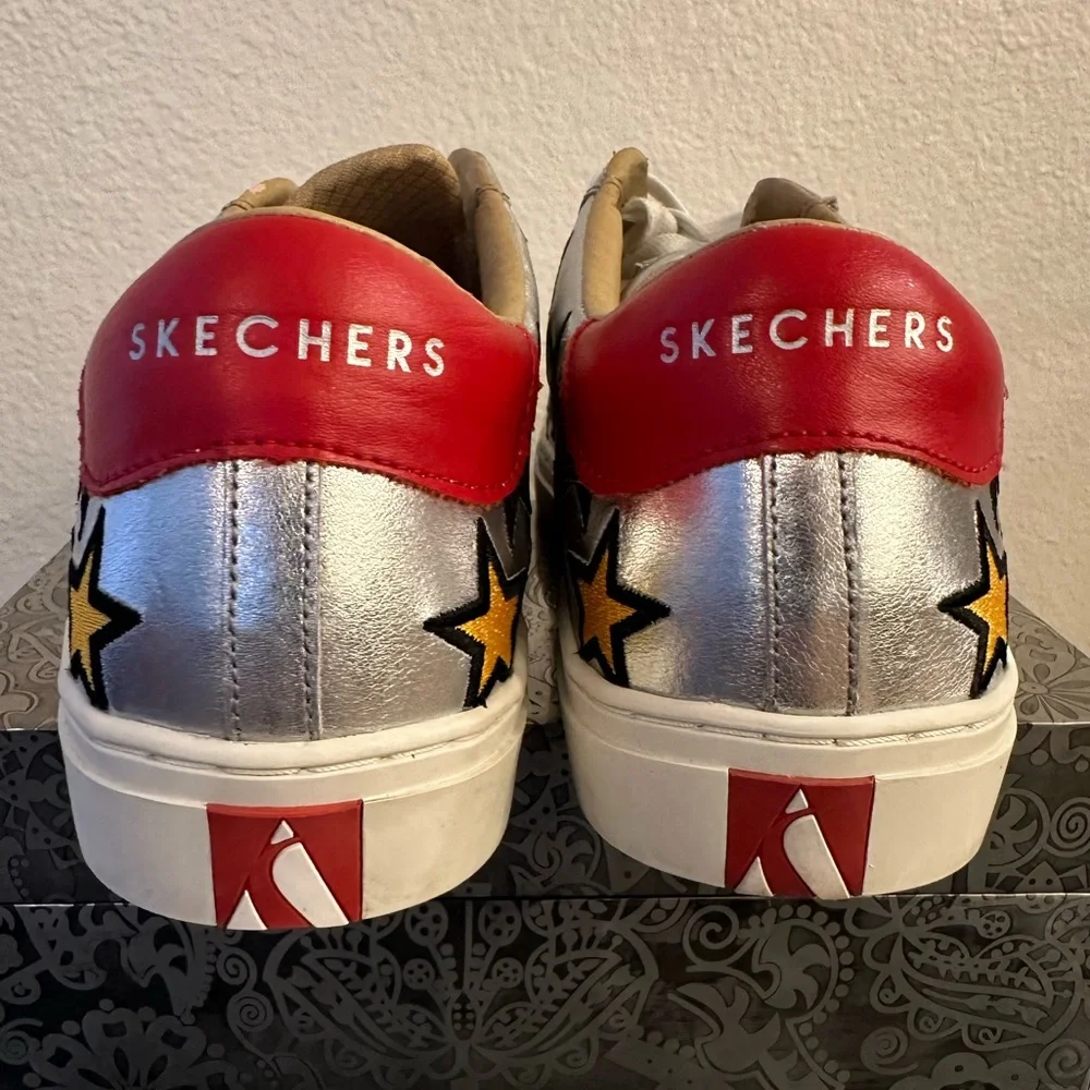 Skecher Street Rise Fit Metallic Stars Size 9.5 - Picture 10 of 16